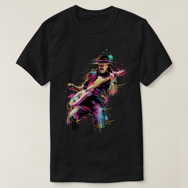 Santana colourful pop art Classic T-Shirt (Design Front)