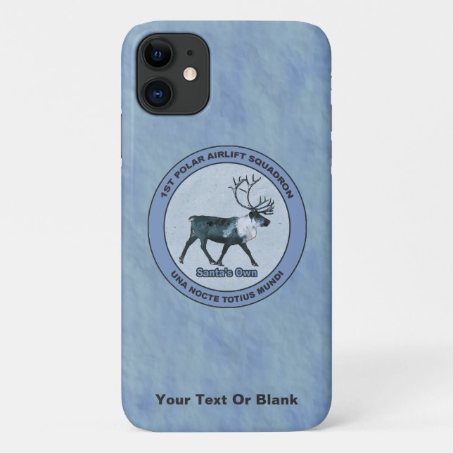 Santa's 1st Polar Airlift Sqdn - Subdued Case-Mate iPhone Case (Back)