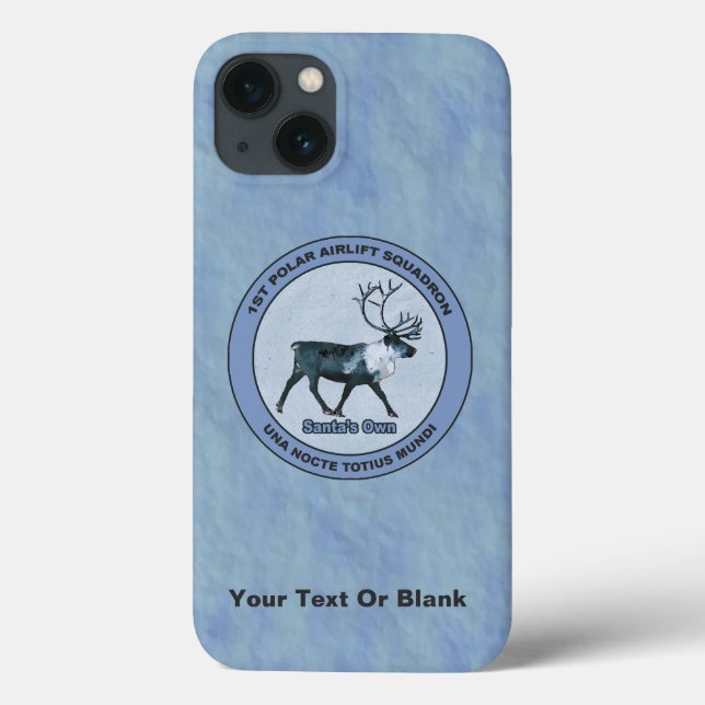Santa's 1st Polar Airlift Sqdn - Subdued Case-Mate iPhone Case (Back)