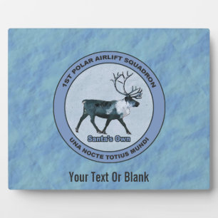 Santa's 1st Polar Airlift Sqdn - Subdued Plaque