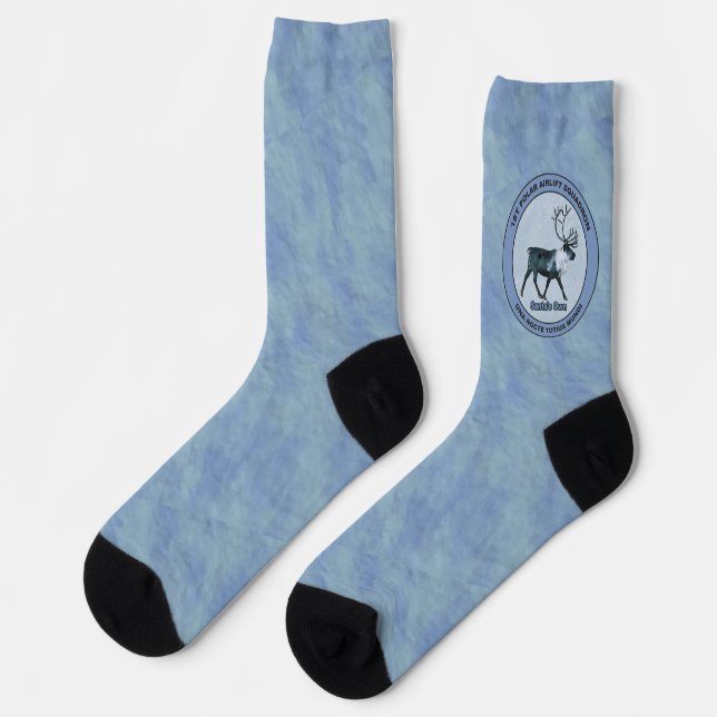 Santa's 1st Polar Airlift Sqdn - Subdued Socks (Left)