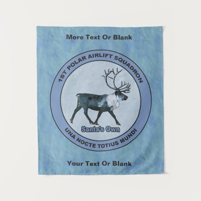 Santa's 1st Polar Airlift Sqdn - Subdued Tapestry (Front)