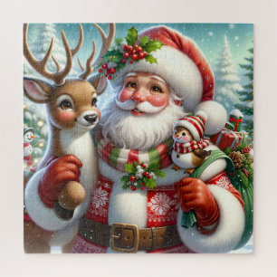 Santa's and Rudolph Jigsaw Puzzle