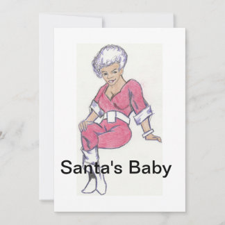 Santa's Baby Holiday Card