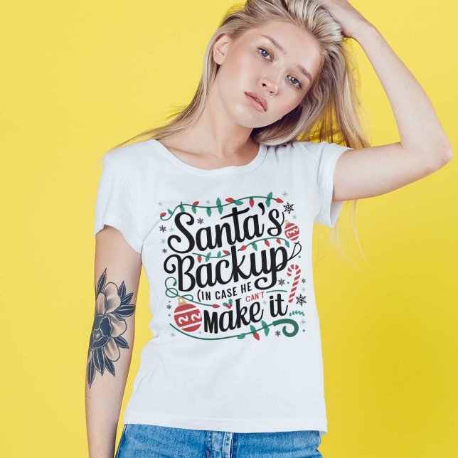 Santa's Backup | Funny Family Christmas Tees (Creator Uploaded)