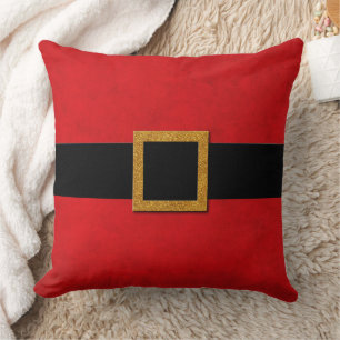Santa's Belt Buckle Cushion