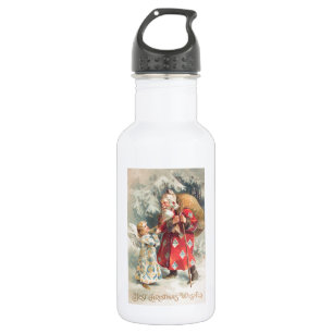 Santa's Best Christmas Wishes 532 Ml Water Bottle