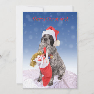 Santa's Best Helper Holiday Card