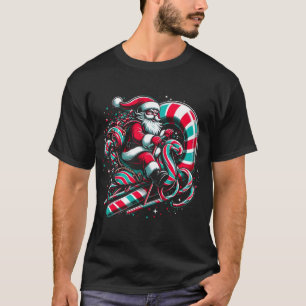 Santa's Candy Cane Christmas Cruise T-Shirt