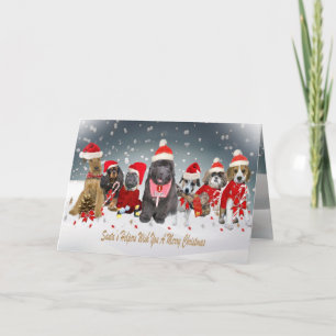 Santa's Canine Helpers Cards