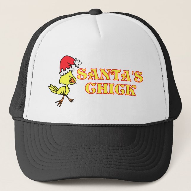 Santas Chick Trucker Hat (Front)