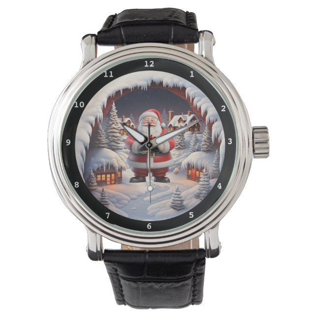 Santa's Christmas Bell Winte Watch (Front)