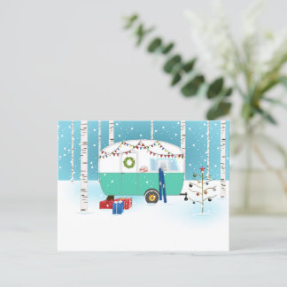 Santa's Christmas Camper card
