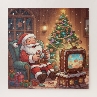 Santa's Christmas Game Break Jigsaw Puzzle