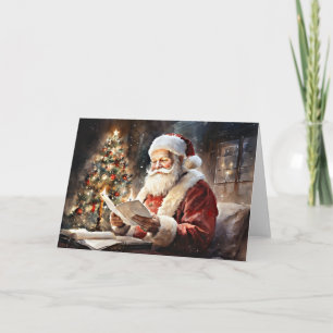 Santa's Christmas List Card