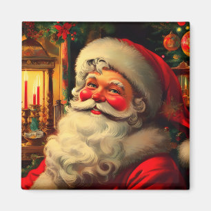 Santa's Christmas portrait Magnet