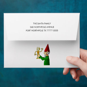Santa's Christmas Workshop Envelope