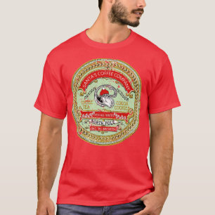 SANTAS COFFEE COMPANY GRUNGE DISTRESSED T-Shirt