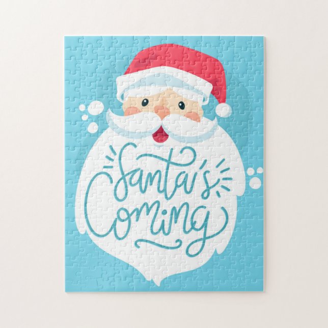 Santa's Coming Jigsaw Puzzle (Vertical)