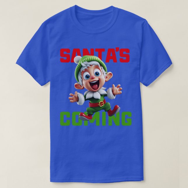Santas Coming T-Shirt (Design Front)