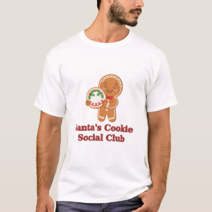 Santa's Cookie Social Club Gingerbread T-Shirt