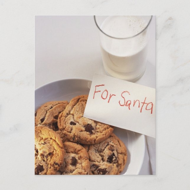 Santa's Cookies Christmas Card (Front)