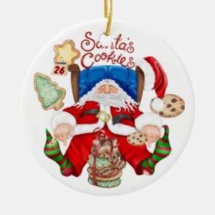 Santa's Cookies - SRF Ceramic Ornament