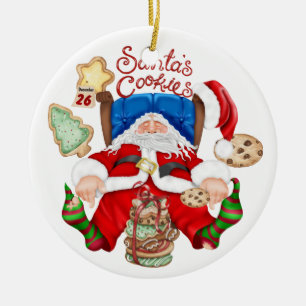 Santa's Cookies - SRF Ceramic Tree Decoration