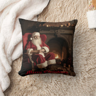 Santa's Cozy Nook Cushion