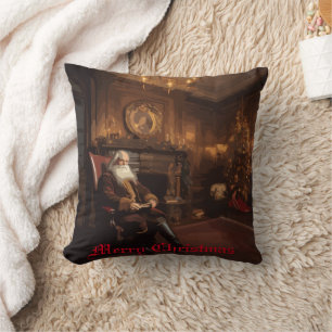 Santa's Cozy Nook Cushion
