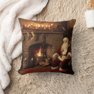 Santa's Cozy Nook Cushion