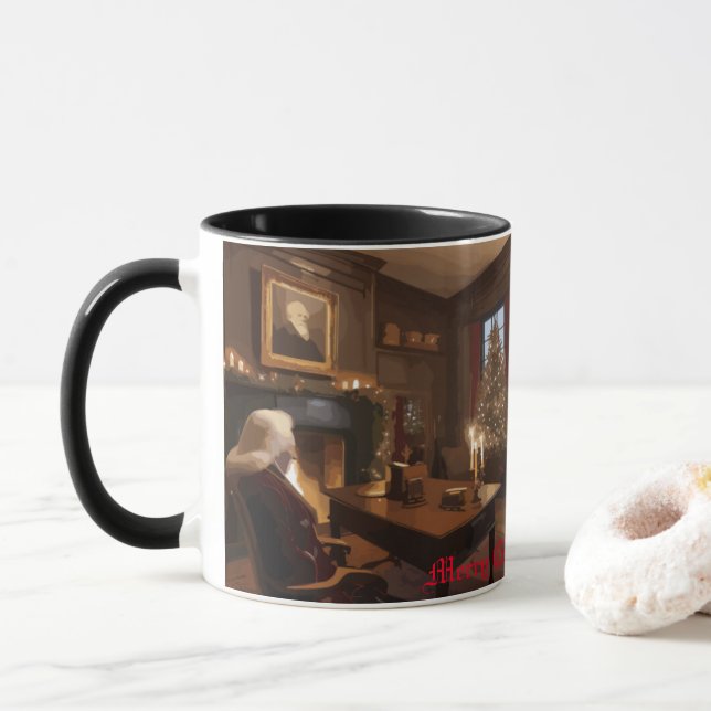 Santa's Cozy Nook Mug (With Donut)