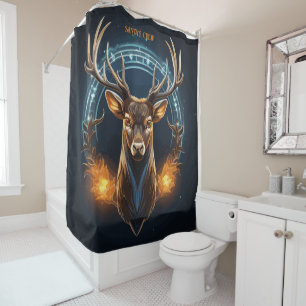 Santa's Crew  Shower Curtain