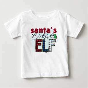 Santa's Cutest Elf Baby T-Shirt