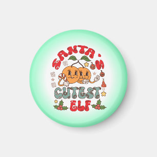 Santa's Cutest Elf Sublimation-80881 Magnet