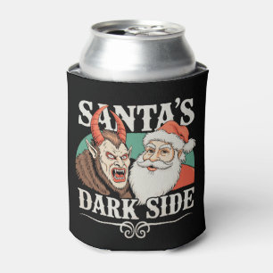 Santa's Dark Side Krampus Krampusnacht Christmas Can Cooler