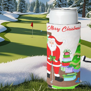Santa's Early Gift - A Hole-in-One Christmas  Seltzer Can Cooler