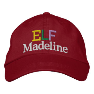 Santa's Elf Embroidered Hat