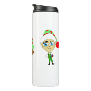 Santas elves    thermal tumbler