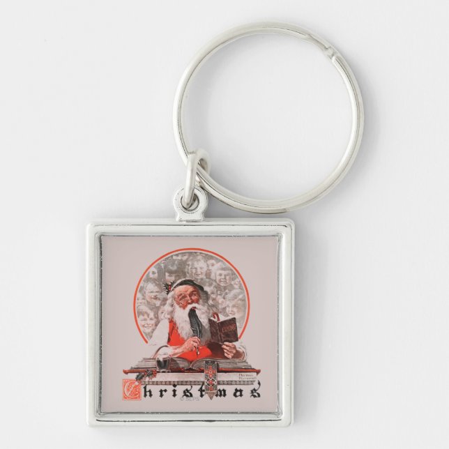 Santa's Expenses Key Ring (Front)
