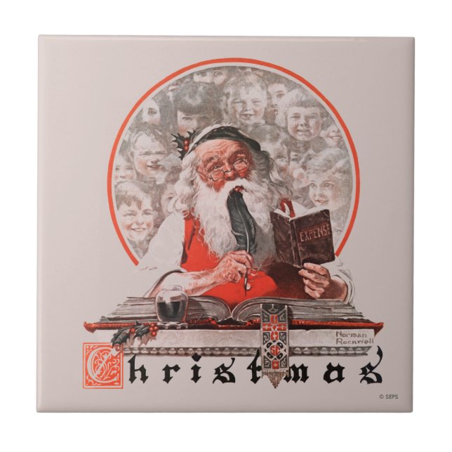 Santa's Expenses Tile (Front)