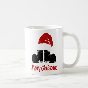 Santa's Family Christmas Holiday Boots Coffee Mug