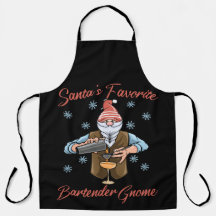 Santas Favorite Bartender Gnome 