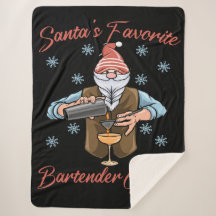 Santas Favorite Bartender Gnome 