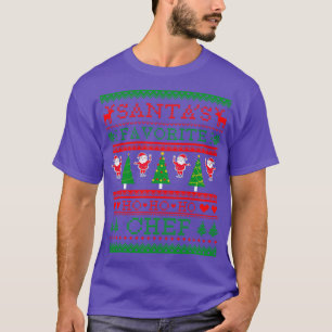 Santas Favorite chef Ugly Christmas Sweater 2020