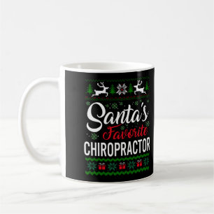 Santas Favorite Chiropractor Christmas Ugly Family Coffee Mug