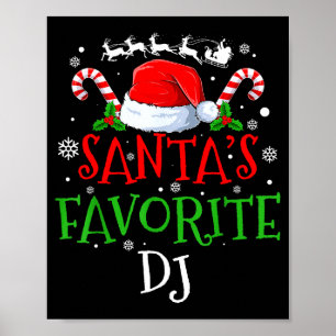 Santa's Favorite Dj Christmas Party  Poster