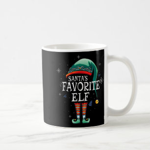 Santa's Favorite Elf The Matching Elf Family For C Coffee Mug