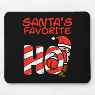 Santas Favorite Funny Naughty Adult Christmas Xmas Mouse Pad