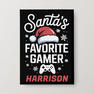 Santa's Favorite Gamer Personalized Gaming Xmas